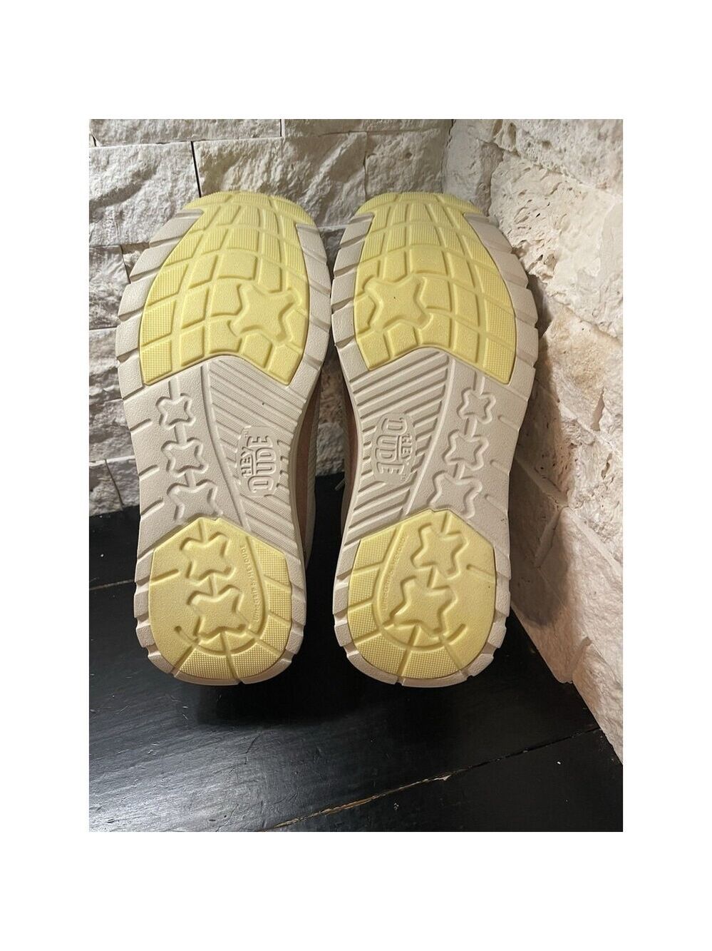 Hey Dude Sirocco Alta Colorblock Women's Casual Shoes Sand, W 8 Slip On Sneakers - Picture 7 of 10